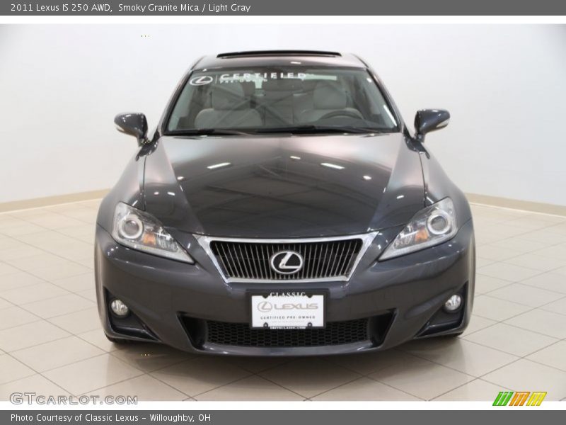 Smoky Granite Mica / Light Gray 2011 Lexus IS 250 AWD