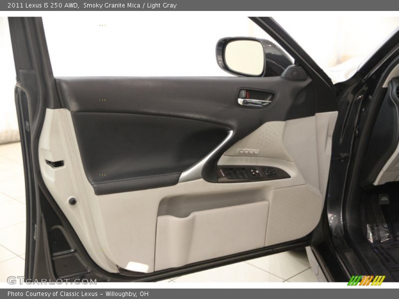 Smoky Granite Mica / Light Gray 2011 Lexus IS 250 AWD