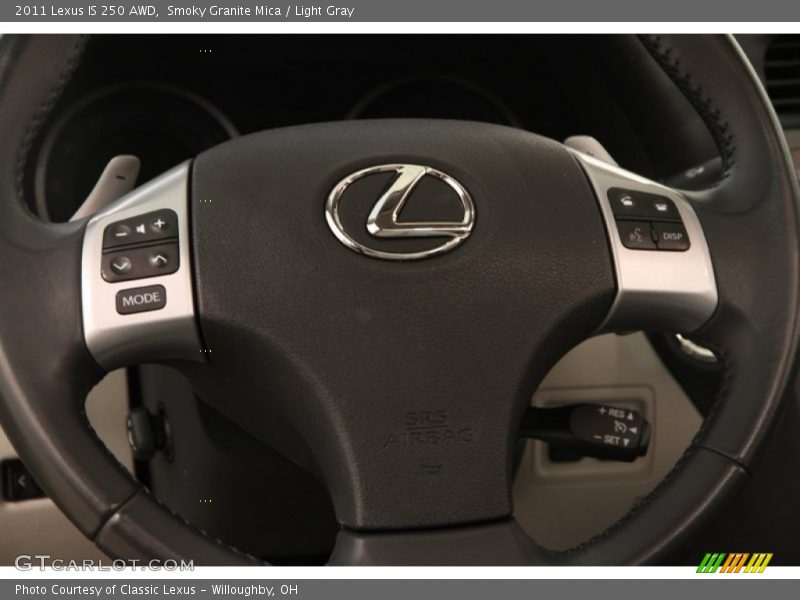 Smoky Granite Mica / Light Gray 2011 Lexus IS 250 AWD