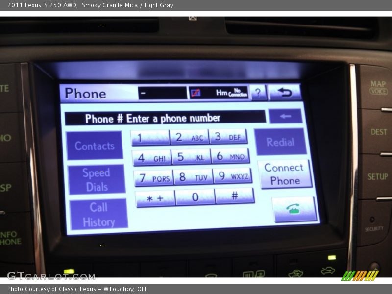 Smoky Granite Mica / Light Gray 2011 Lexus IS 250 AWD