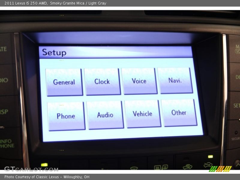 Smoky Granite Mica / Light Gray 2011 Lexus IS 250 AWD