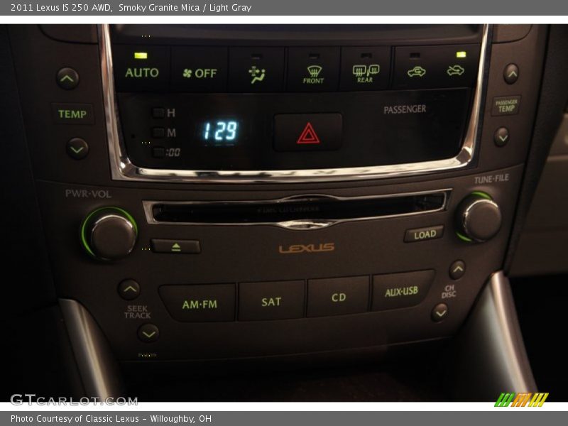 Smoky Granite Mica / Light Gray 2011 Lexus IS 250 AWD