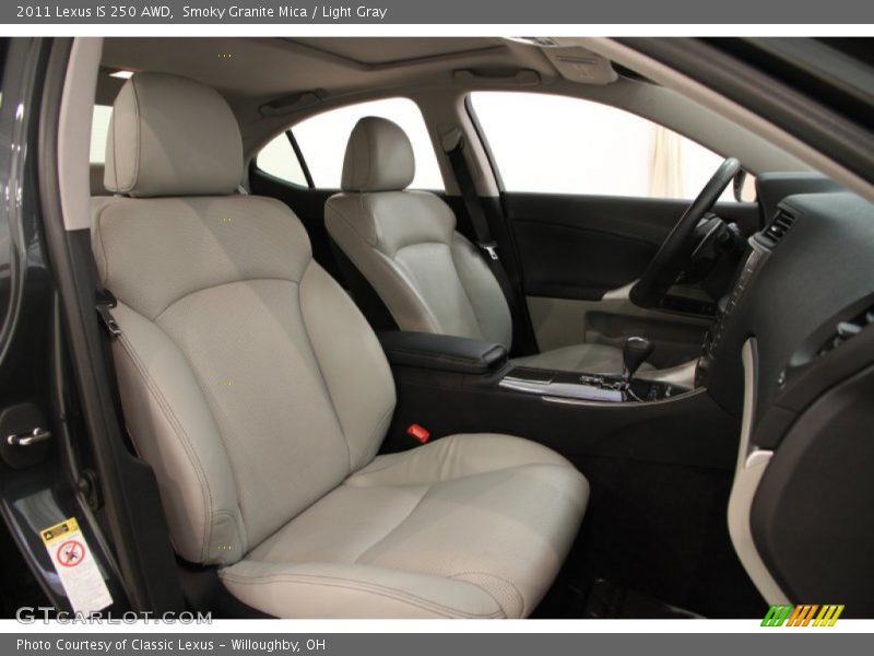 Smoky Granite Mica / Light Gray 2011 Lexus IS 250 AWD