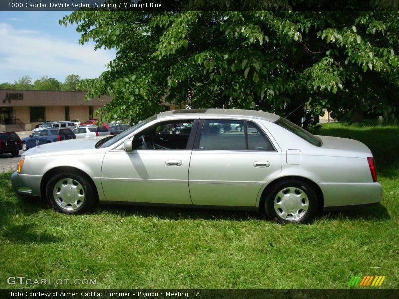 Sterling / Midnight Blue 2000 Cadillac DeVille Sedan
