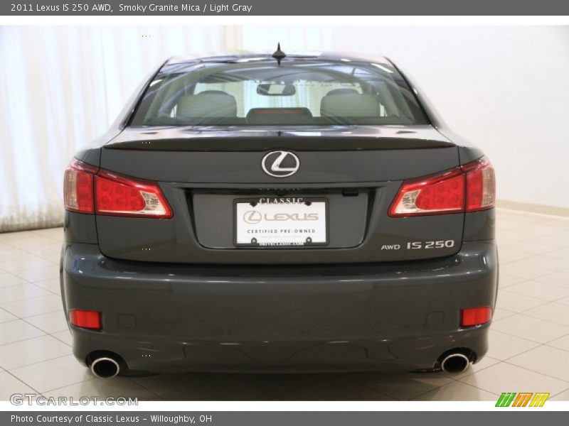 Smoky Granite Mica / Light Gray 2011 Lexus IS 250 AWD