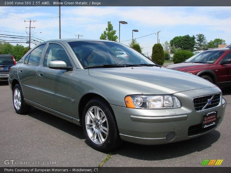 Willow Green Metallic / Beige 2006 Volvo S60 2.5T AWD