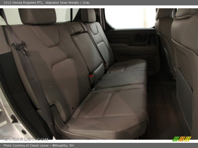 Alabaster Silver Metallic / Gray 2013 Honda Ridgeline RTL