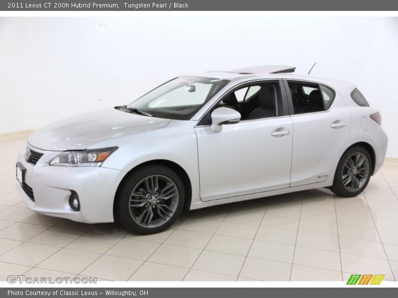 Tungsten Pearl / Black 2011 Lexus CT 200h Hybrid Premium