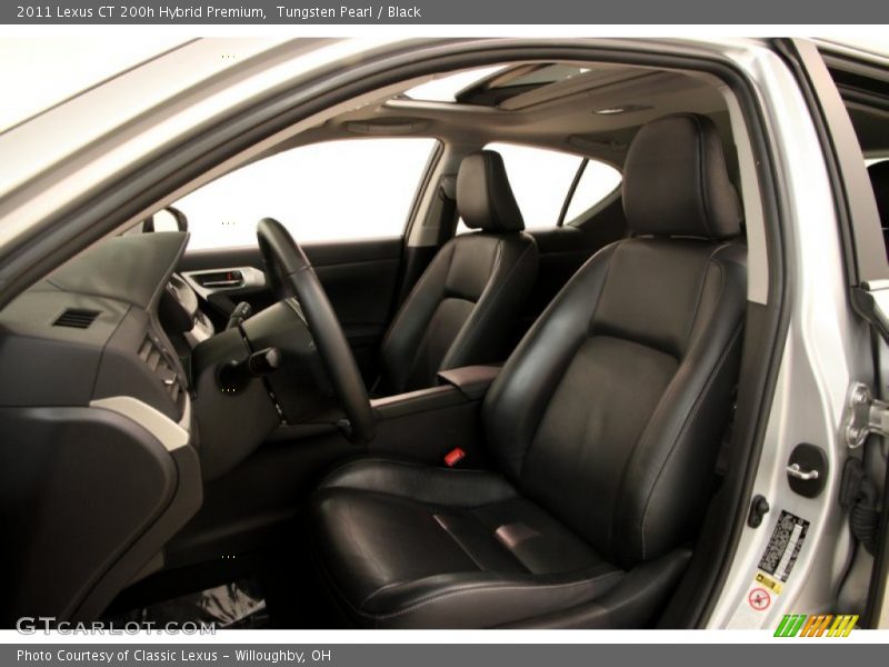 Tungsten Pearl / Black 2011 Lexus CT 200h Hybrid Premium