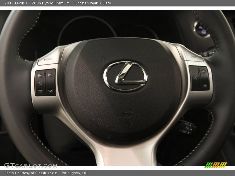 Tungsten Pearl / Black 2011 Lexus CT 200h Hybrid Premium