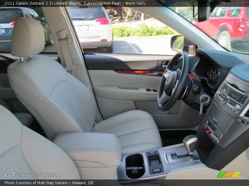 Cypress Green Pearl / Warm Ivory 2011 Subaru Outback 2.5i Limited Wagon