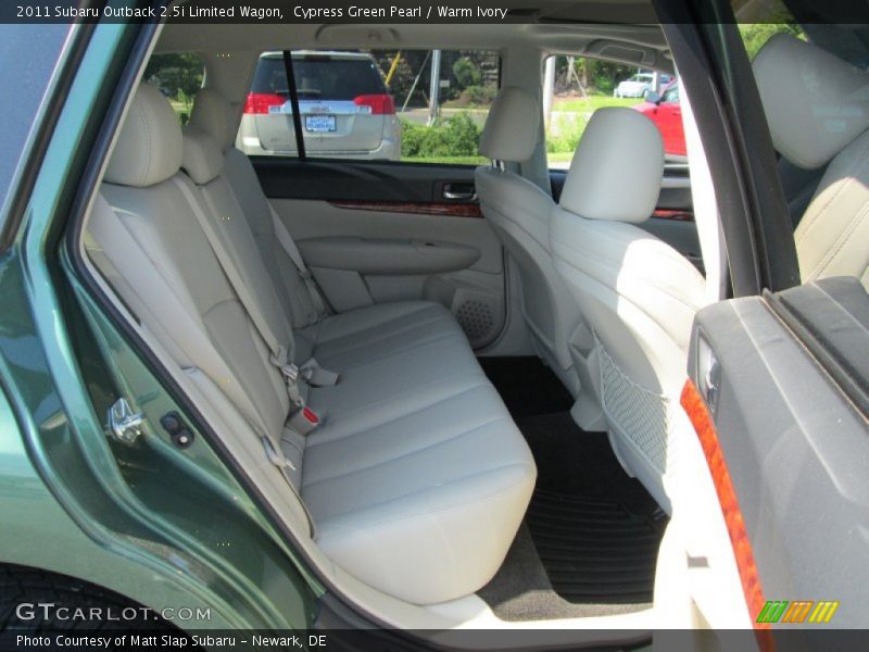 Cypress Green Pearl / Warm Ivory 2011 Subaru Outback 2.5i Limited Wagon