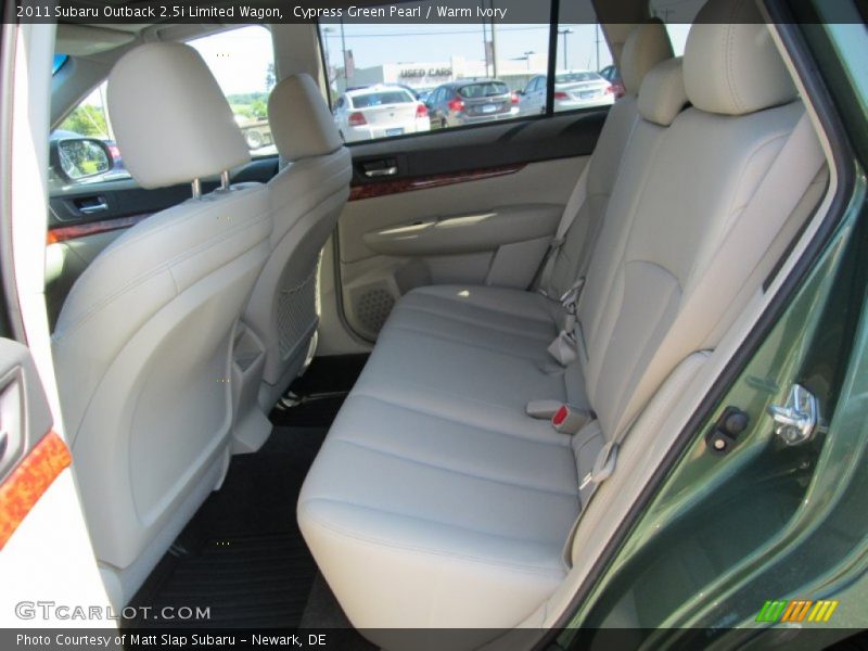 Cypress Green Pearl / Warm Ivory 2011 Subaru Outback 2.5i Limited Wagon