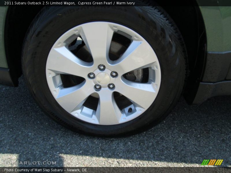 Cypress Green Pearl / Warm Ivory 2011 Subaru Outback 2.5i Limited Wagon