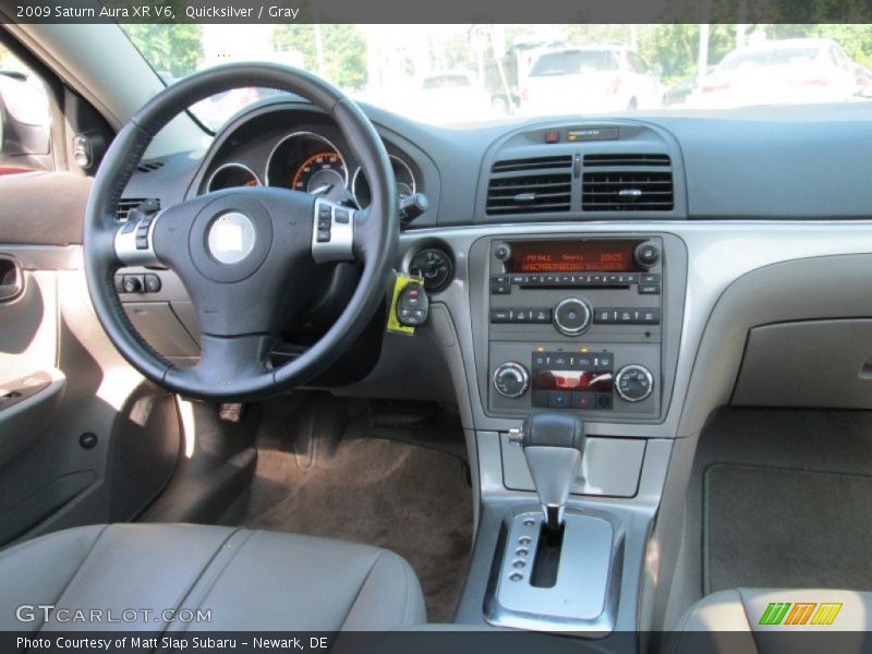 Quicksilver / Gray 2009 Saturn Aura XR V6