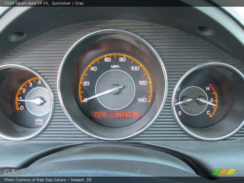 Quicksilver / Gray 2009 Saturn Aura XR V6