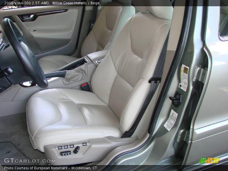 Willow Green Metallic / Beige 2006 Volvo S60 2.5T AWD