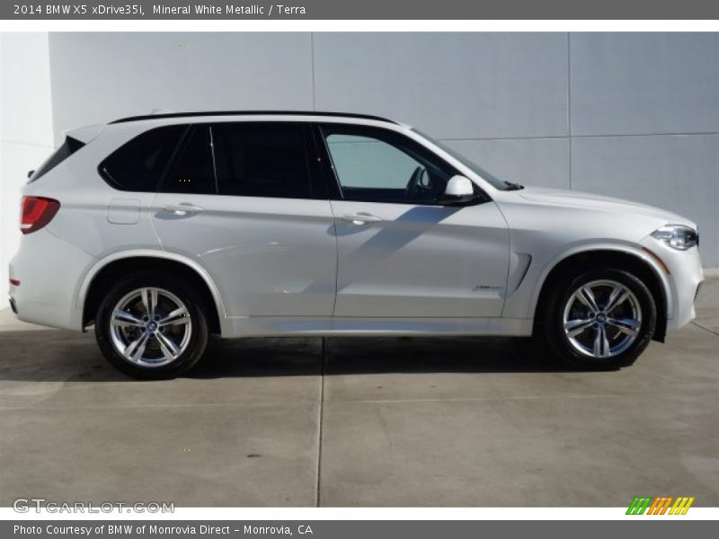 Mineral White Metallic / Terra 2014 BMW X5 xDrive35i