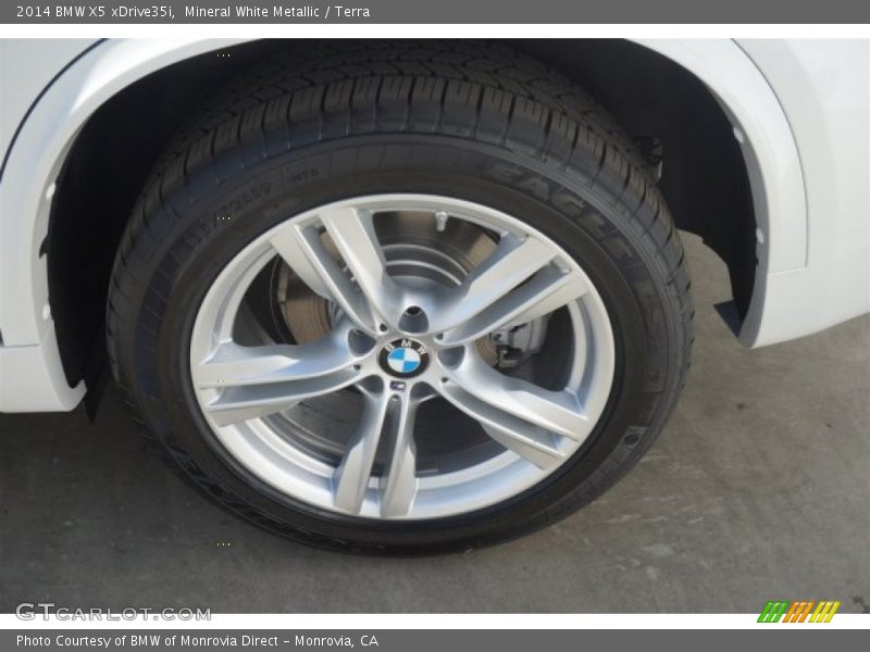 Mineral White Metallic / Terra 2014 BMW X5 xDrive35i