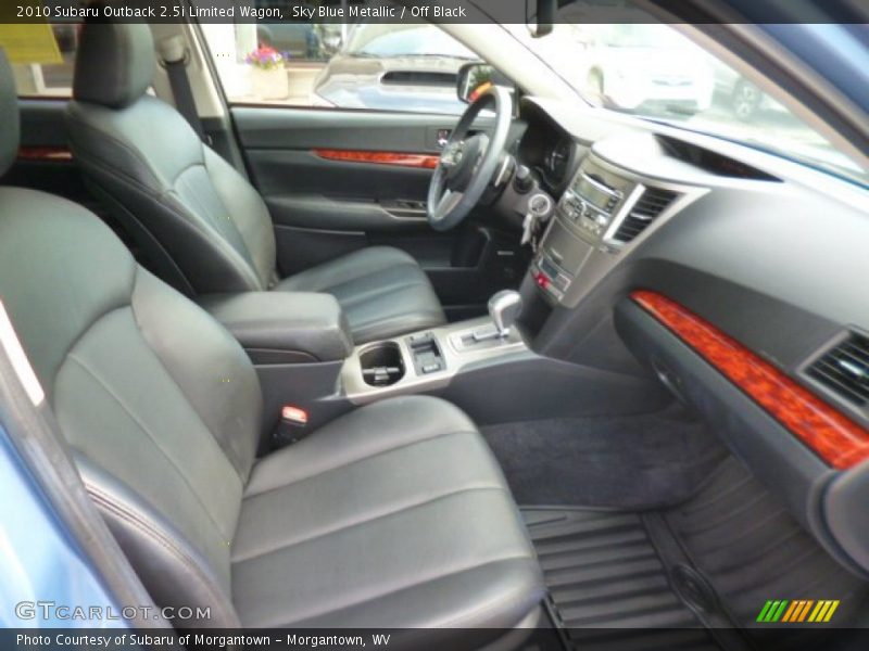 Sky Blue Metallic / Off Black 2010 Subaru Outback 2.5i Limited Wagon