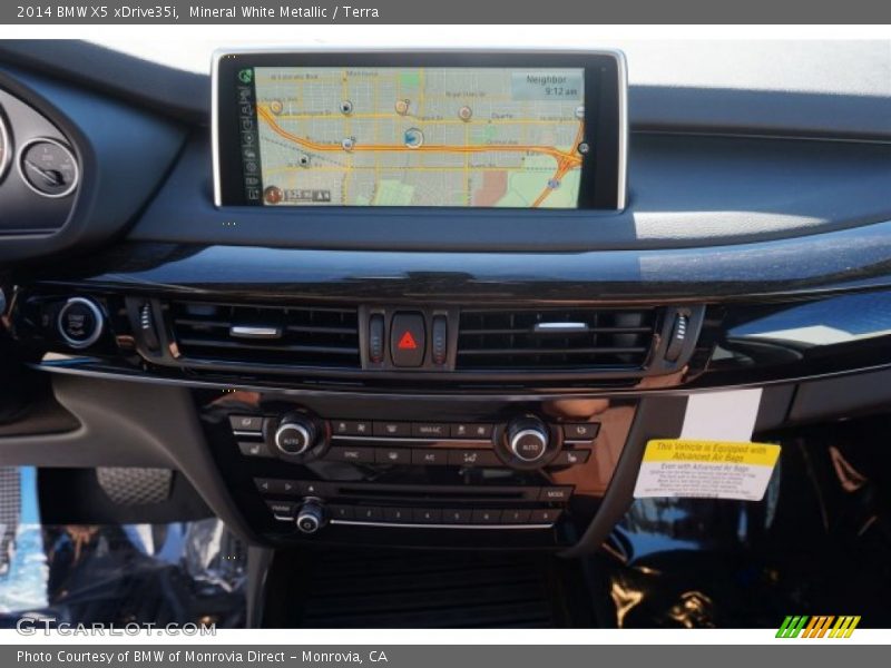 Mineral White Metallic / Terra 2014 BMW X5 xDrive35i