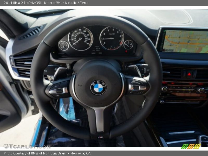 Mineral White Metallic / Terra 2014 BMW X5 xDrive35i