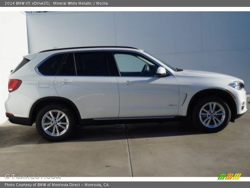 Mineral White Metallic / Mocha 2014 BMW X5 xDrive35i