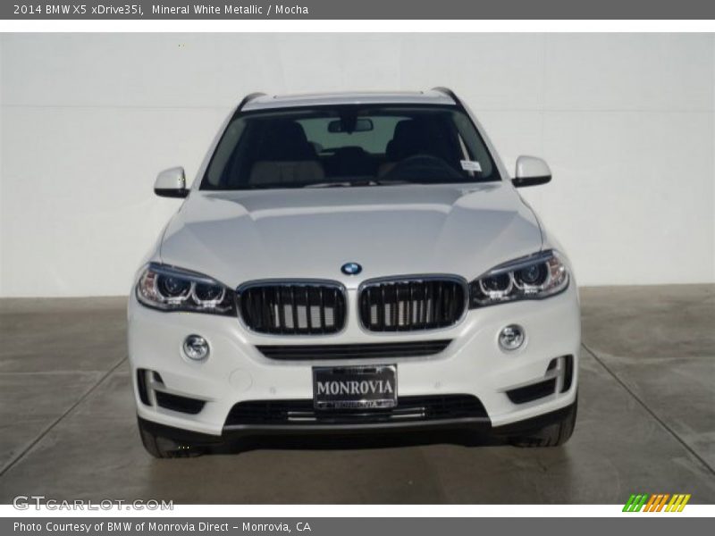 Mineral White Metallic / Mocha 2014 BMW X5 xDrive35i