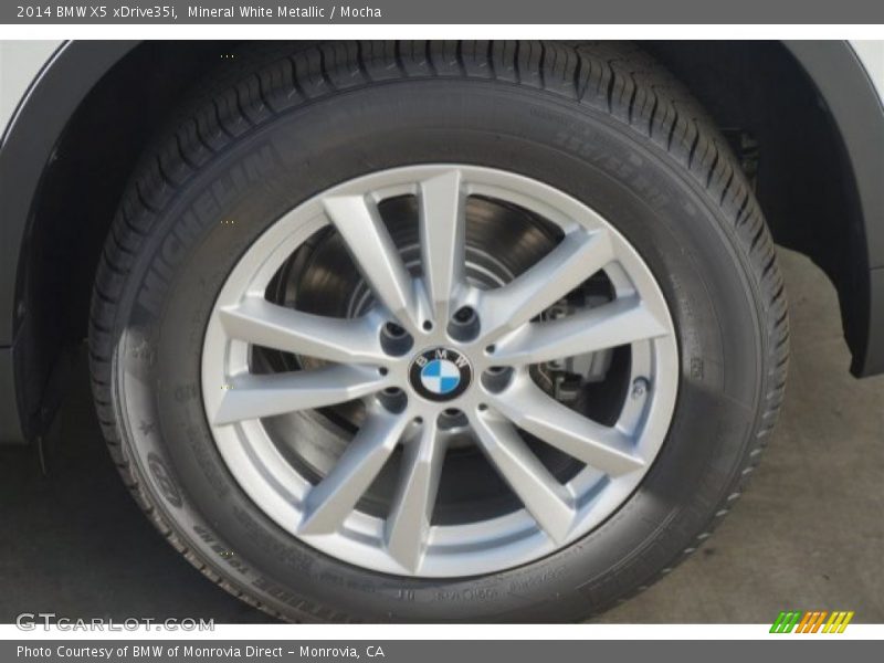 Mineral White Metallic / Mocha 2014 BMW X5 xDrive35i
