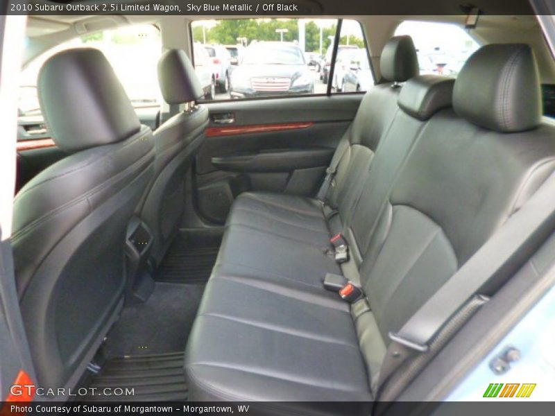 Sky Blue Metallic / Off Black 2010 Subaru Outback 2.5i Limited Wagon