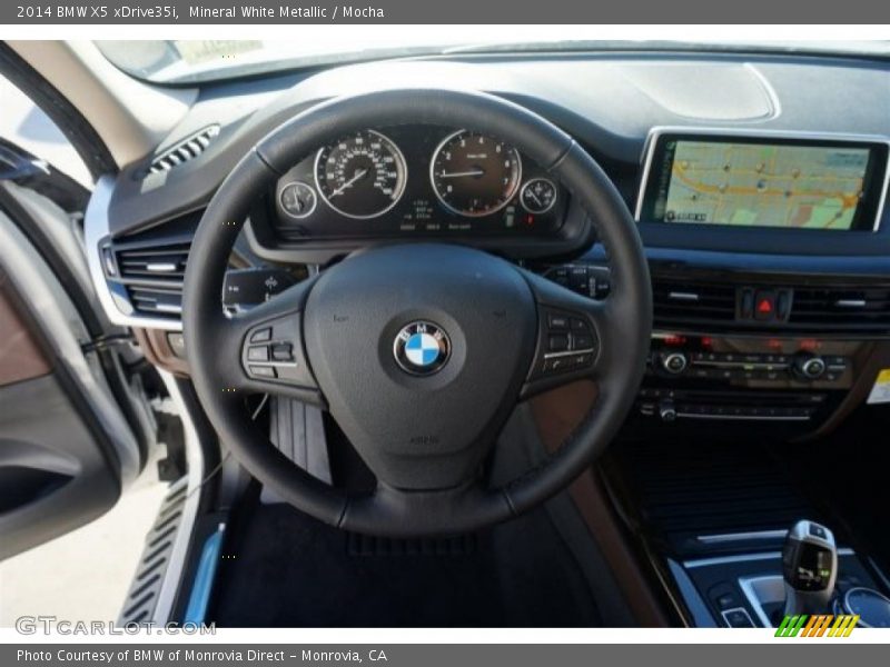 Mineral White Metallic / Mocha 2014 BMW X5 xDrive35i