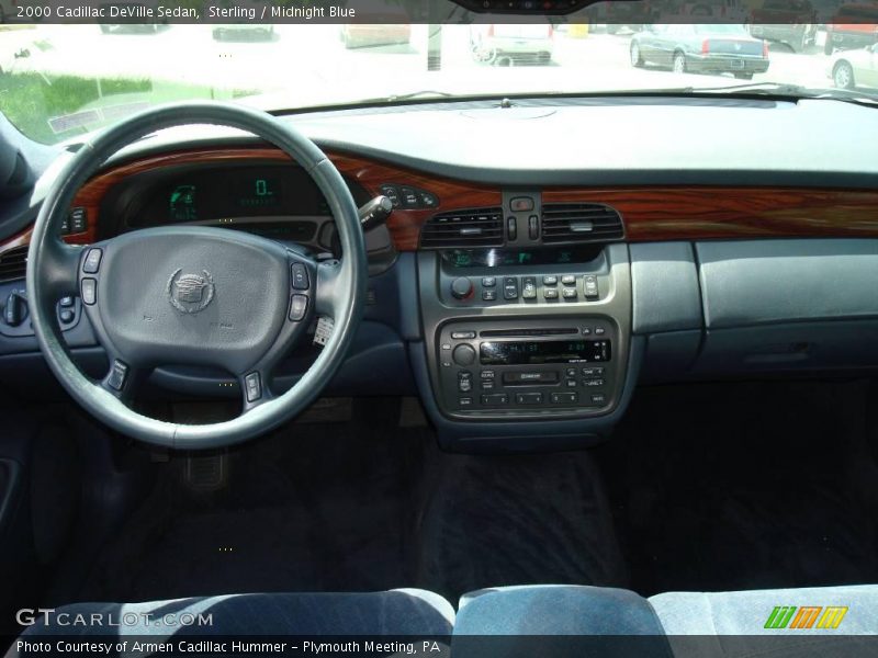 Sterling / Midnight Blue 2000 Cadillac DeVille Sedan