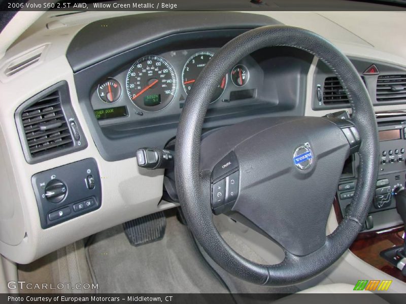 Willow Green Metallic / Beige 2006 Volvo S60 2.5T AWD