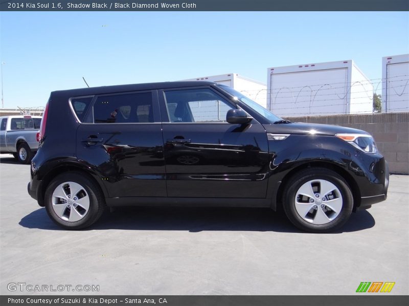 Shadow Black / Black Diamond Woven Cloth 2014 Kia Soul 1.6