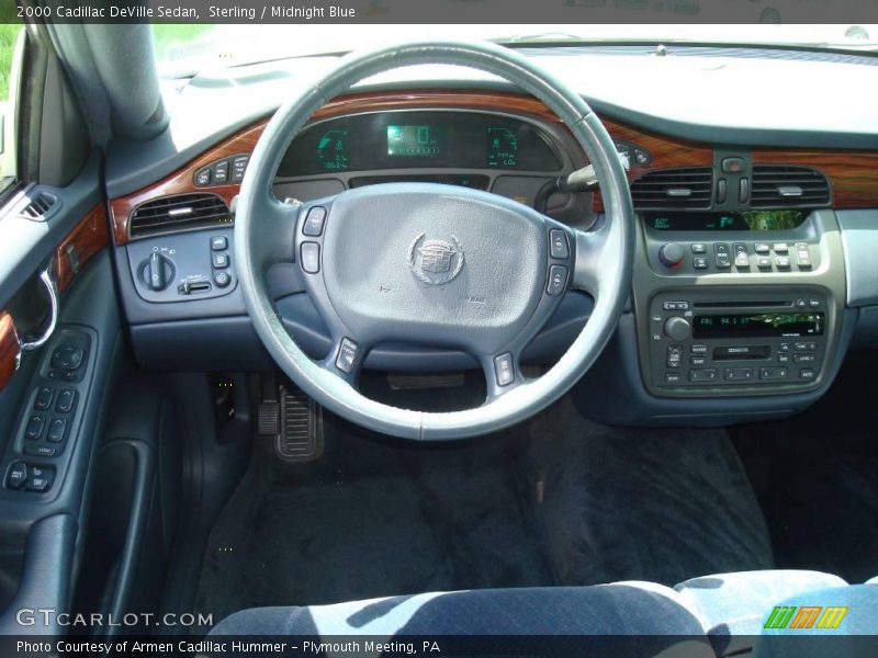 Sterling / Midnight Blue 2000 Cadillac DeVille Sedan
