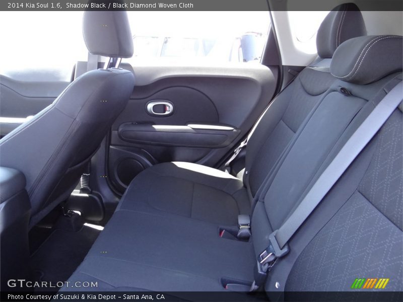 Shadow Black / Black Diamond Woven Cloth 2014 Kia Soul 1.6