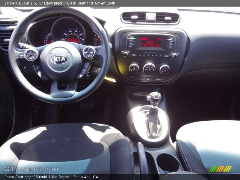 Shadow Black / Black Diamond Woven Cloth 2014 Kia Soul 1.6
