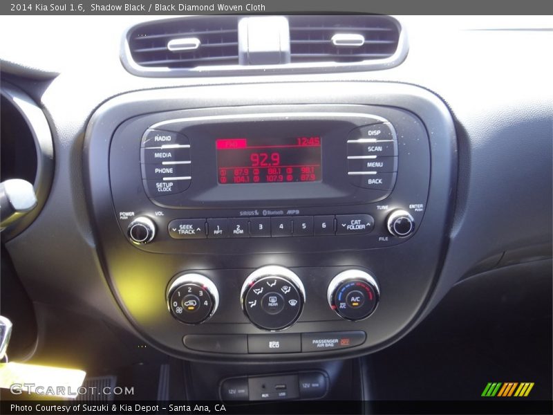 Shadow Black / Black Diamond Woven Cloth 2014 Kia Soul 1.6