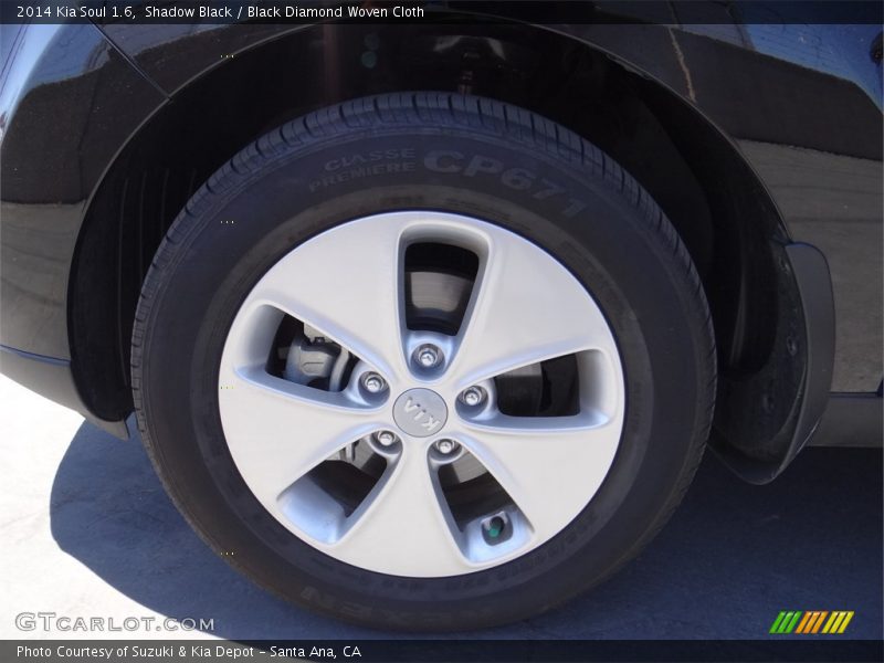 Shadow Black / Black Diamond Woven Cloth 2014 Kia Soul 1.6