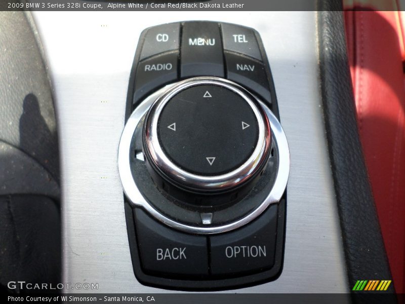 Alpine White / Coral Red/Black Dakota Leather 2009 BMW 3 Series 328i Coupe