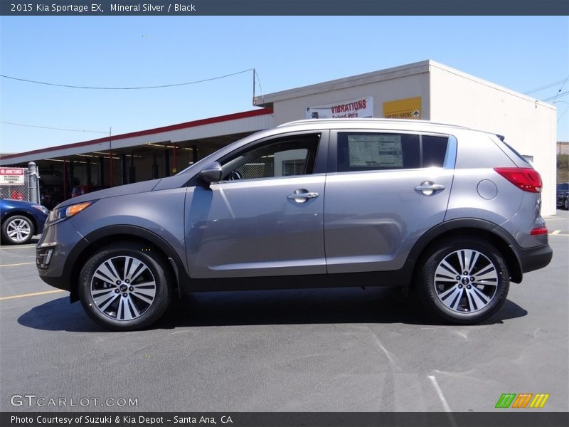 Mineral Silver / Black 2015 Kia Sportage EX