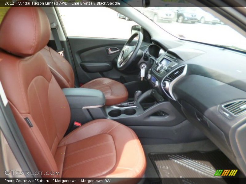 Chai Bronze / Black/Saddle 2012 Hyundai Tucson Limited AWD