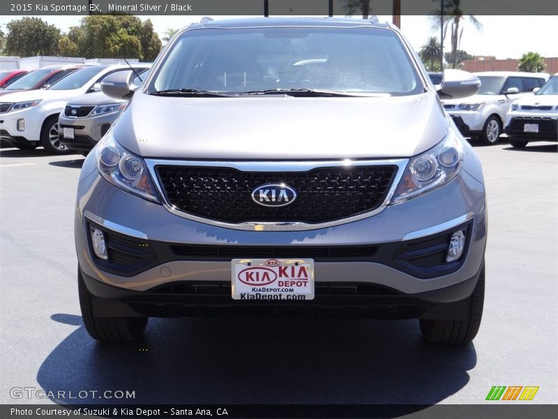 Mineral Silver / Black 2015 Kia Sportage EX