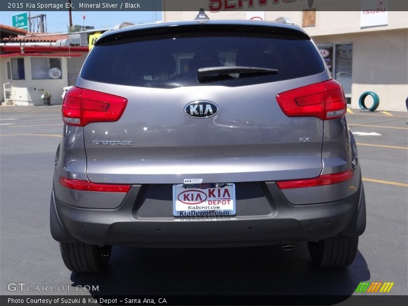 Mineral Silver / Black 2015 Kia Sportage EX