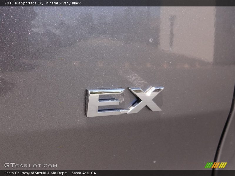 Mineral Silver / Black 2015 Kia Sportage EX