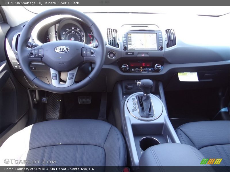 Mineral Silver / Black 2015 Kia Sportage EX