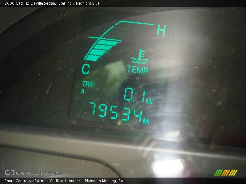 Sterling / Midnight Blue 2000 Cadillac DeVille Sedan