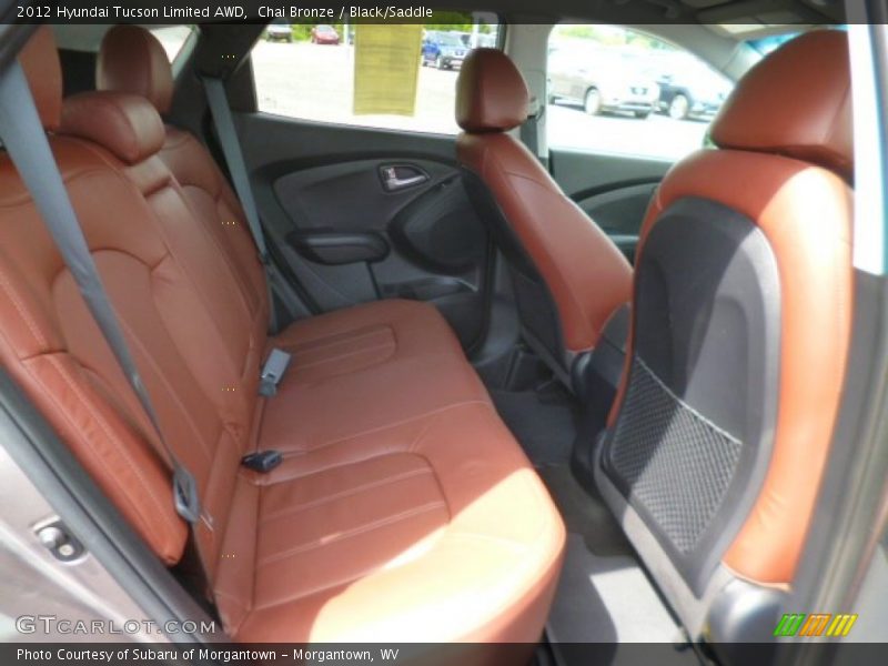 Chai Bronze / Black/Saddle 2012 Hyundai Tucson Limited AWD