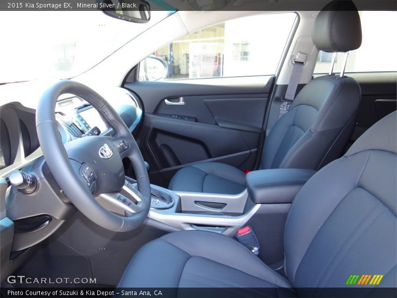 Mineral Silver / Black 2015 Kia Sportage EX