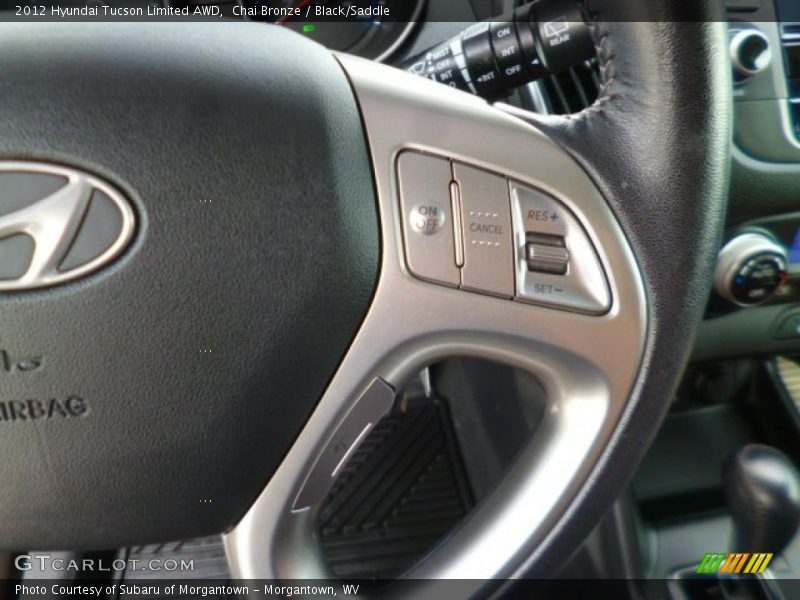 Chai Bronze / Black/Saddle 2012 Hyundai Tucson Limited AWD